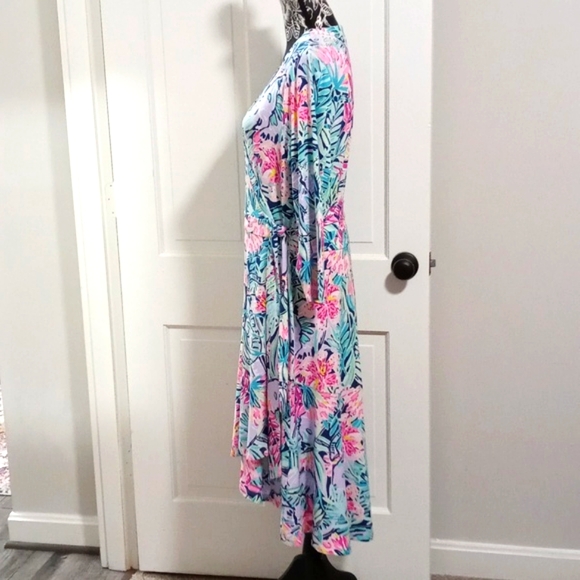 🐘HTF Lilly Pulitzer🐘 - Rozaline Wrap Dress - Picture 8 of 16